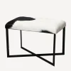 Anouk Black Goat Stool