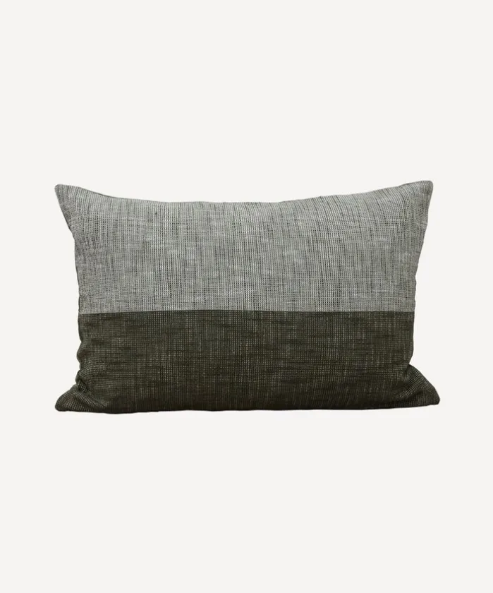 Block Velvet Back Cushion Cover 60x40cm