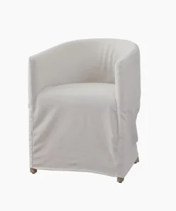 Blythe Slip Cover Tub Chair Natural