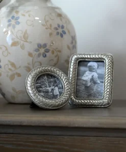 Braided Rope Round Photo Frame 2.5x2.5