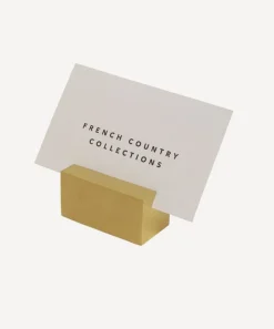 Brass Card Holder Rectangle