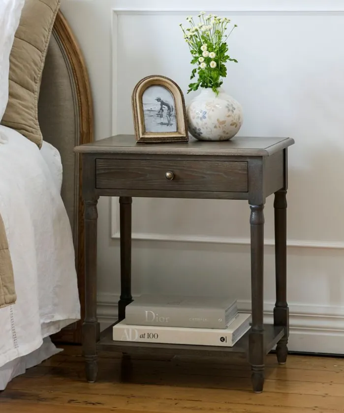 Chloe Bedside Oak Grey