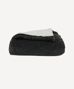 Coal Velvet Bedspread Queen