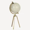 Cream Gold Globe Large