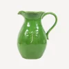 Dragonfly Stoneware Green Jug Small