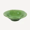 Dragonfly Stoneware Green Cereal Bowl