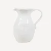 Dragonfly Stoneware White Jug Small
