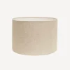 Drum Linen Shade Natural 28cm
