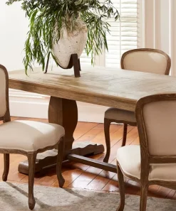 Duval Dining Chair Natural Linen