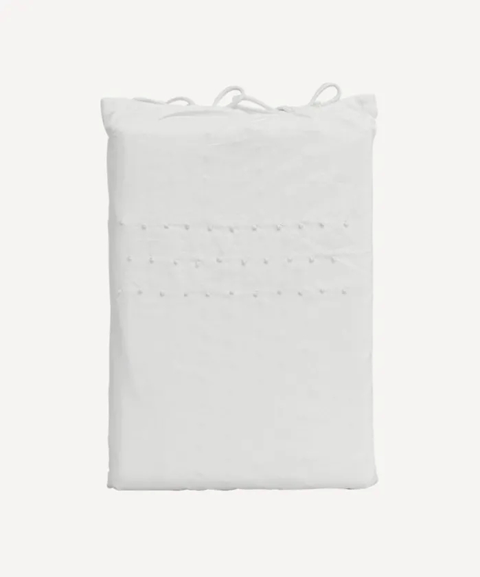 Embelli Super King Flat Sheet with Dots