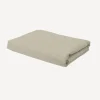 Emilie Linen Fitted Sheet Queen Sand