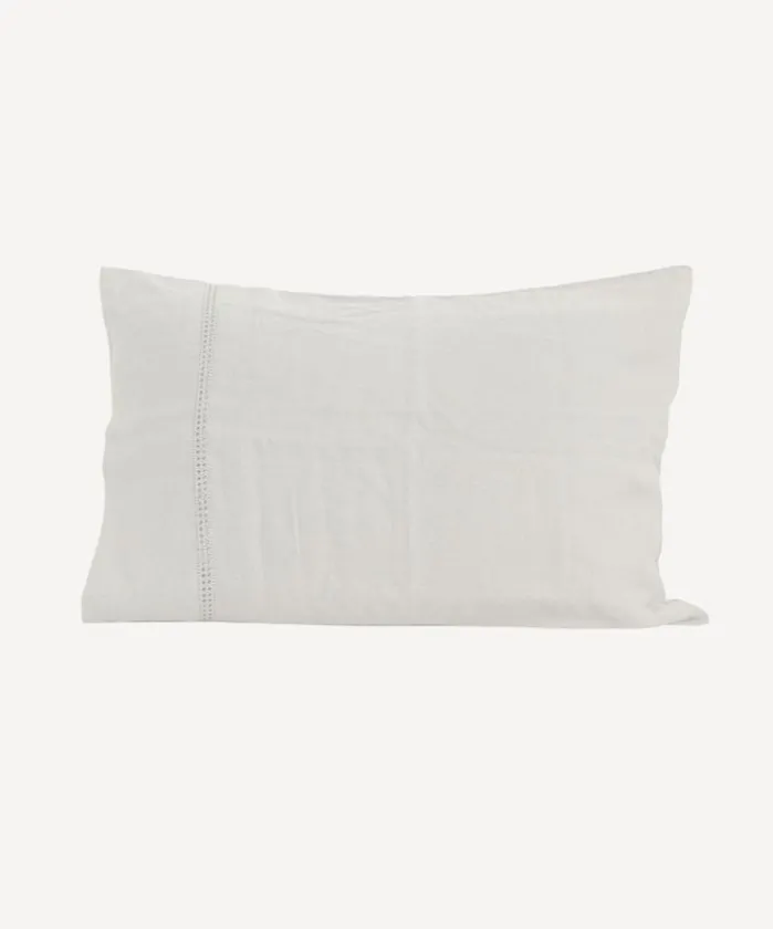 Emilie Linen Pillow Case Ecru (2PC)