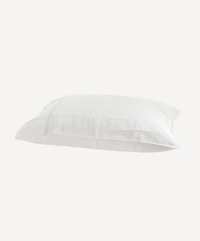 Emilie Linen Pillow Case Ecru (2PC)