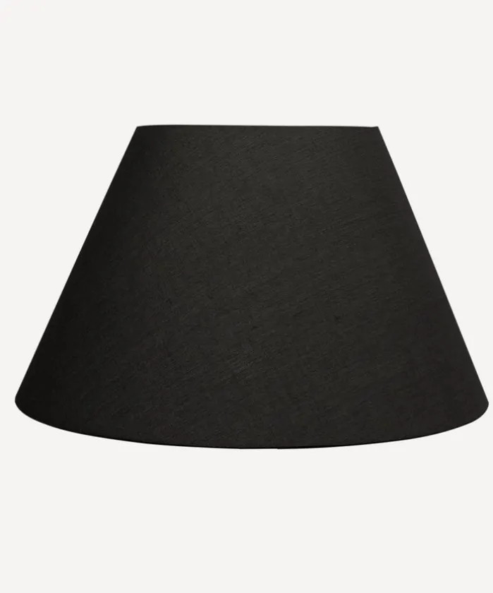 Empire Linen Shade Black 50cm