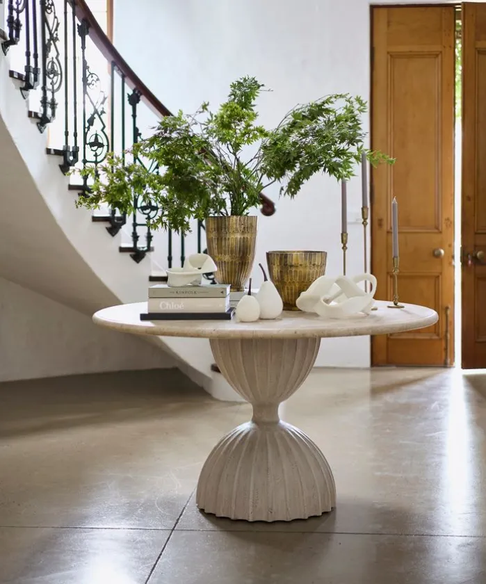 Josephine Travertine Table