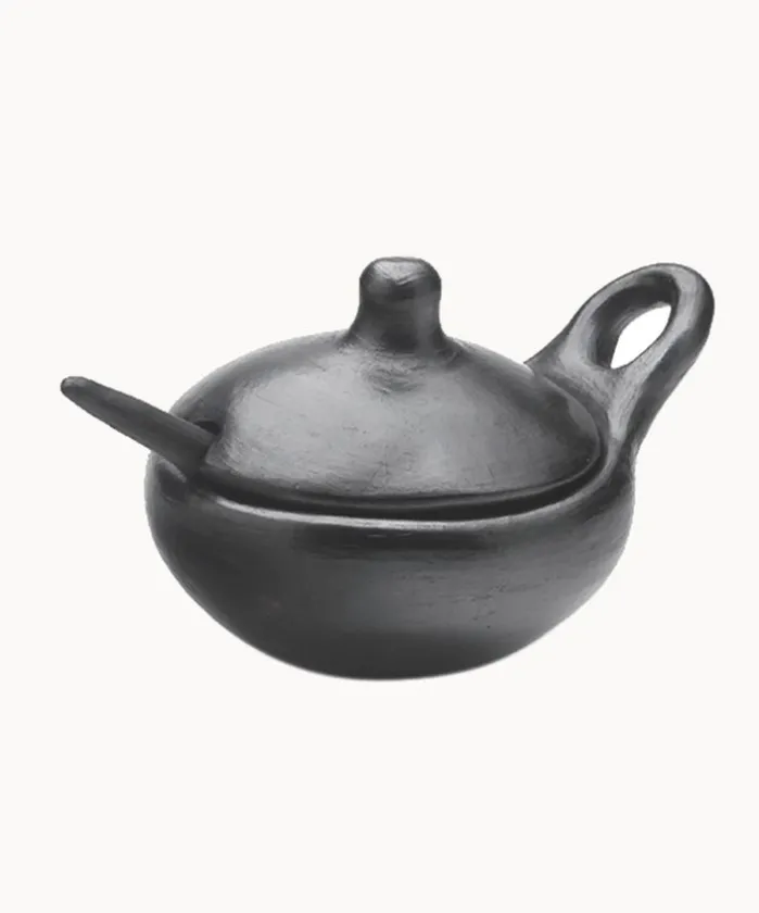 La Chamba Sauceboat with Lid and Spoon (3PC)