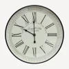 Noir Compass Wall Clock