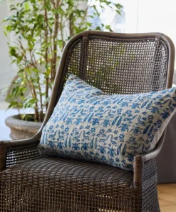 Petro Floral Azure Cushion Cover