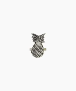 Pineapple Napkin Ring Silver