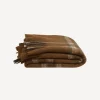 Plaid Brown Throw