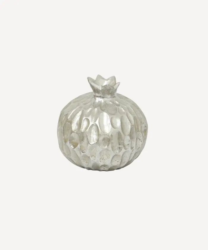 Silver Pomegranate Décor