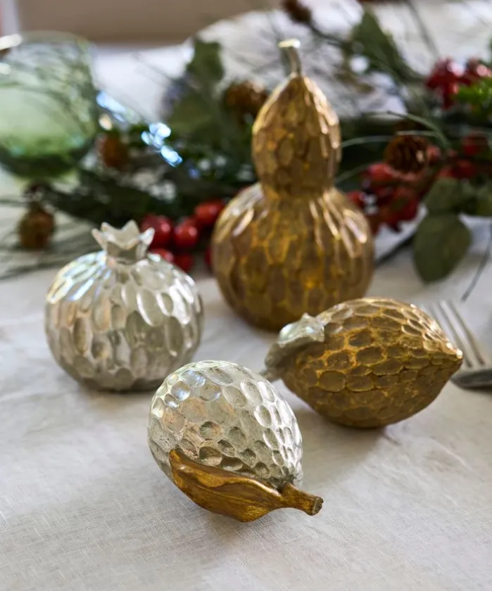 Silver Pomegranate Décor