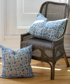 Sofia Floral Azure Cushion Cover