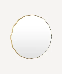 Wave Circle Mirror Small
