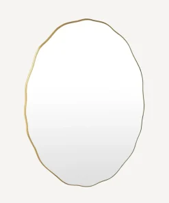 Wave Oval Mirror Large