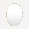 Wave Oval Mirror Small