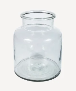 Wide Glass Vase Large