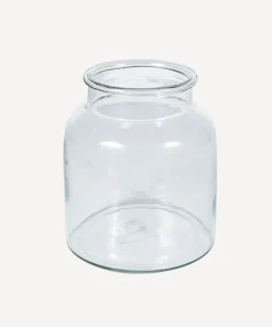 Wide Glass Vase Small