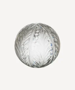 Wing Cut Glass Ball 4"